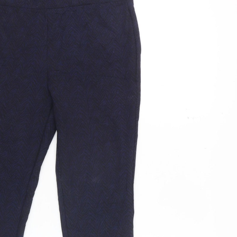 George Women’s Blue Size 14 High Rise Herringbone Leggings