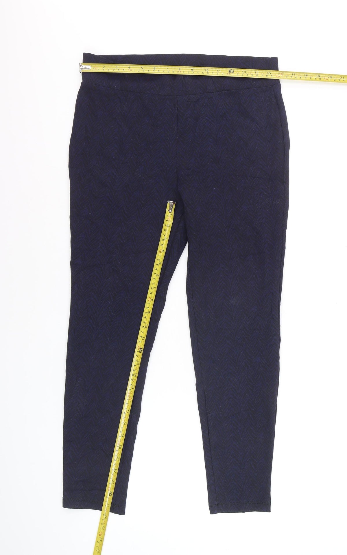 George Women’s Blue Size 14 High Rise Herringbone Leggings