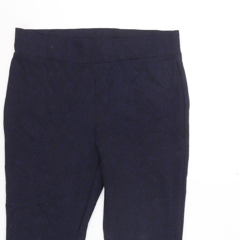 George Women’s Blue Size 14 High Rise Herringbone Leggings