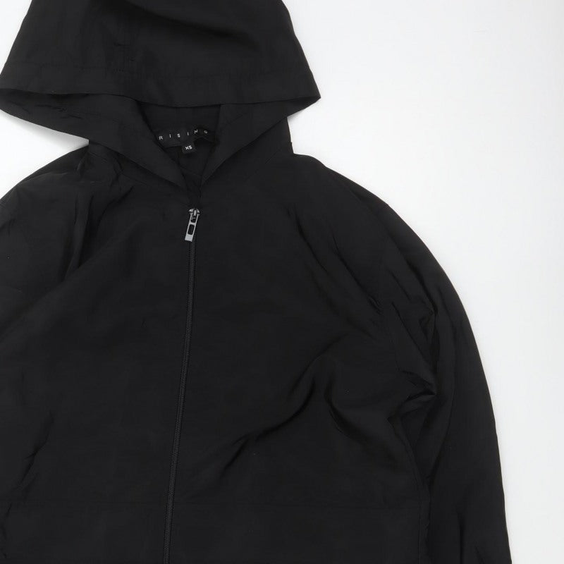 Rising Women’s Black XS Hooded Full Zip Lightweight Jacket