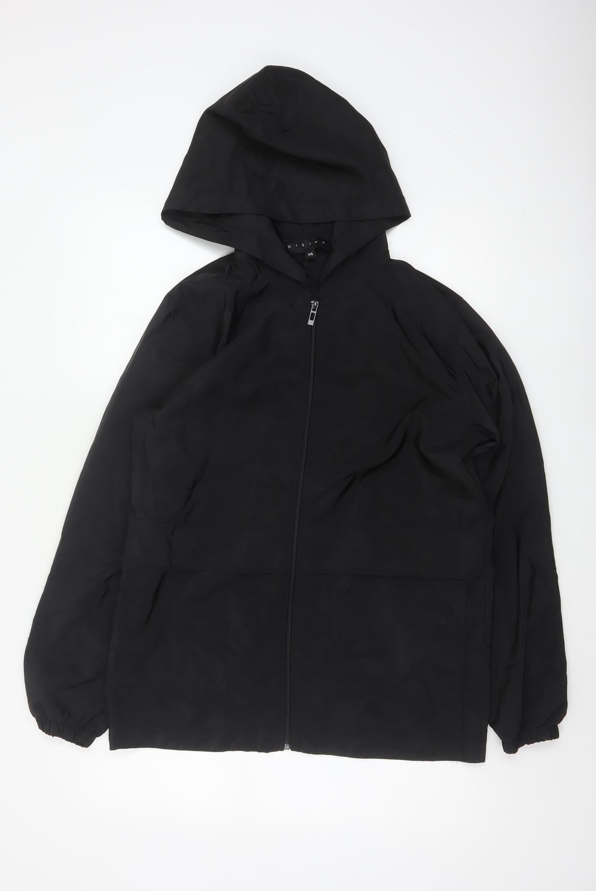 Rising Women’s Black XS Hooded Full Zip Lightweight Jacket