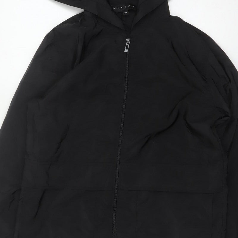 Rising Women’s Black XS Hooded Full Zip Lightweight Jacket