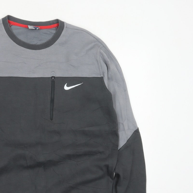 Nike Men’s Multicoloured L Crew Neck Logo Pocket Sweatshirt