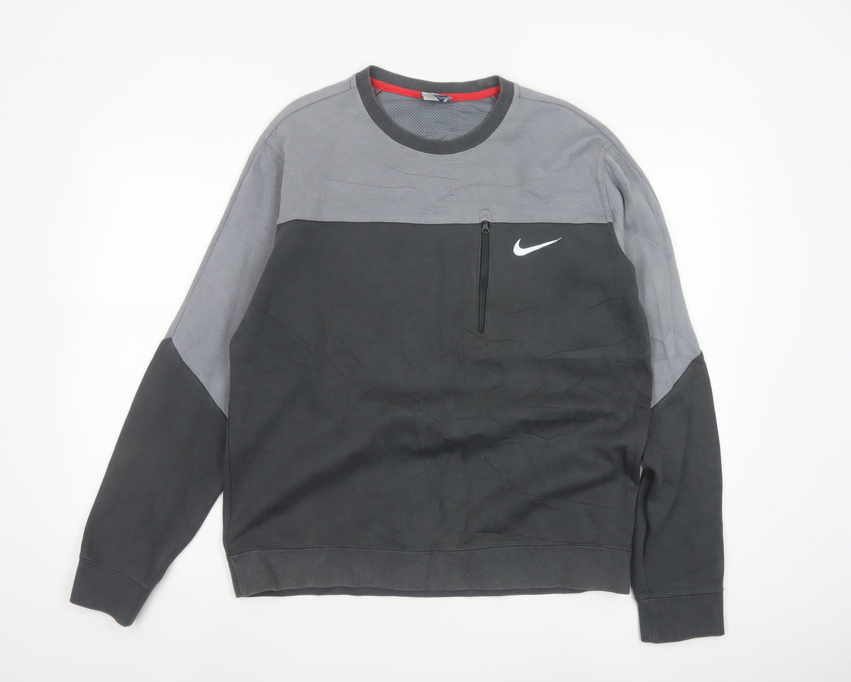 Nike Men’s Multicoloured L Crew Neck Logo Pocket Sweatshirt