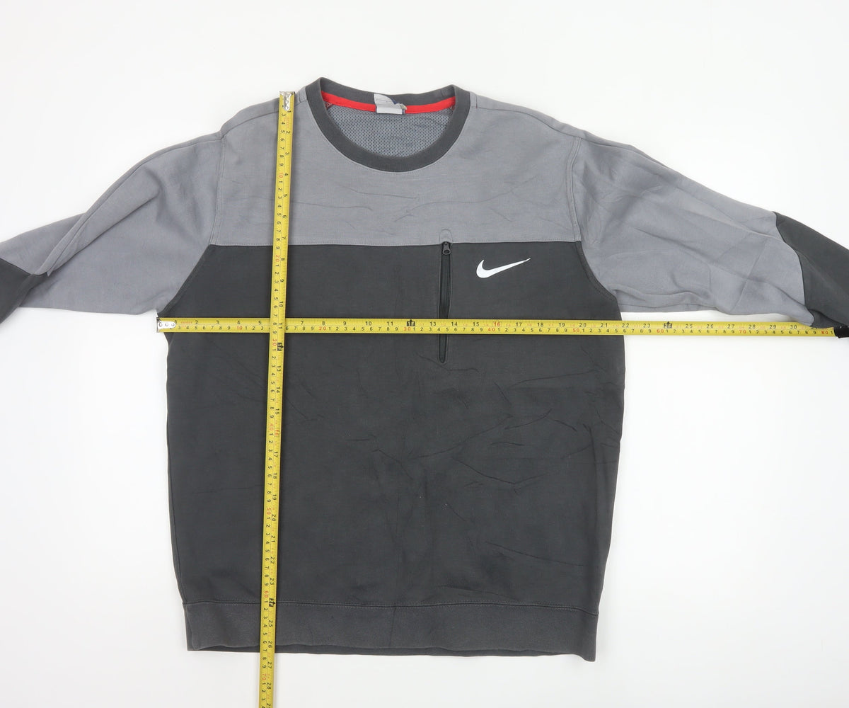Nike Men’s Multicoloured L Crew Neck Logo Pocket Sweatshirt