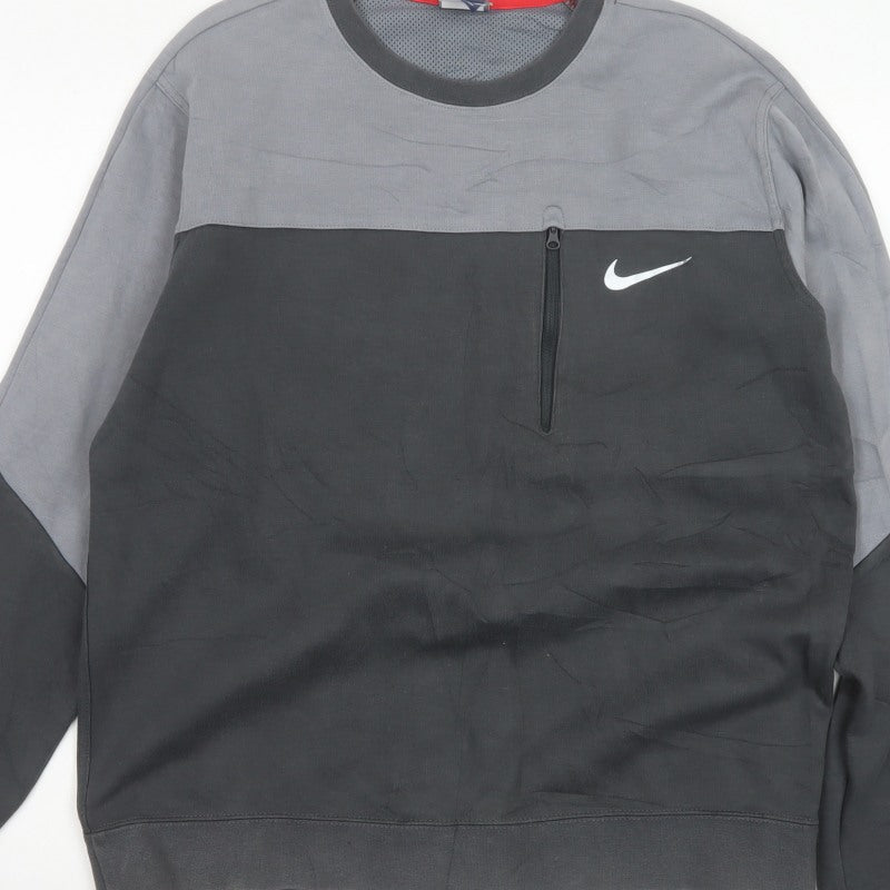 Nike Men’s Multicoloured L Crew Neck Logo Pocket Sweatshirt