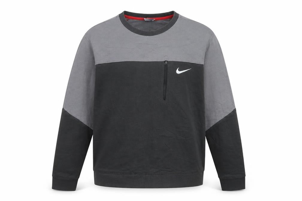 Nike Men’s Multicoloured L Crew Neck Logo Pocket Sweatshirt
