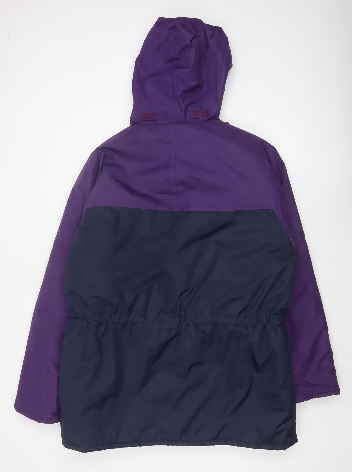 Gelert Arran Men's L Purple Navy Hooded Waterproof Padded Parka Coat