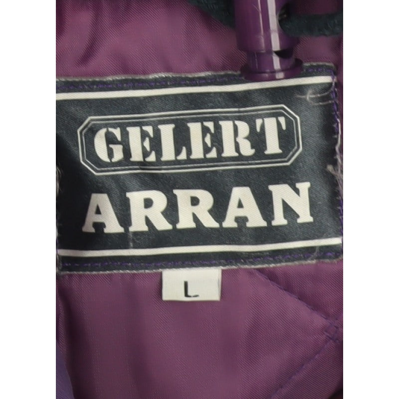 Gelert Arran Men's L Purple Navy Hooded Waterproof Padded Parka Coat