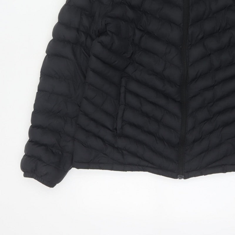 Mountain Warehouse Women’s Black Hooded Puffer Jacket UK 14