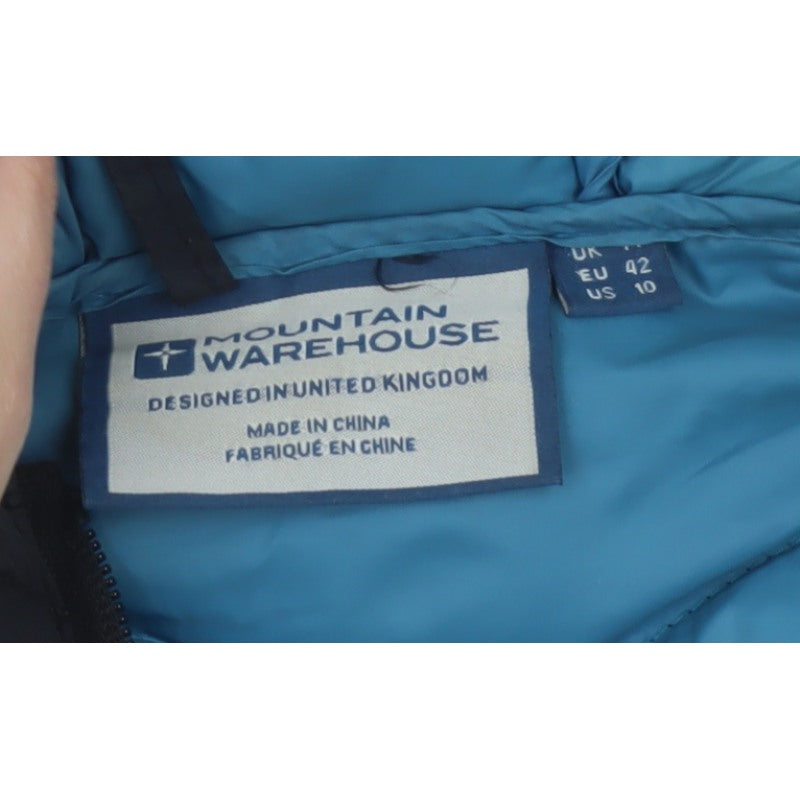 Mountain Warehouse Women’s Black Hooded Puffer Jacket UK 14