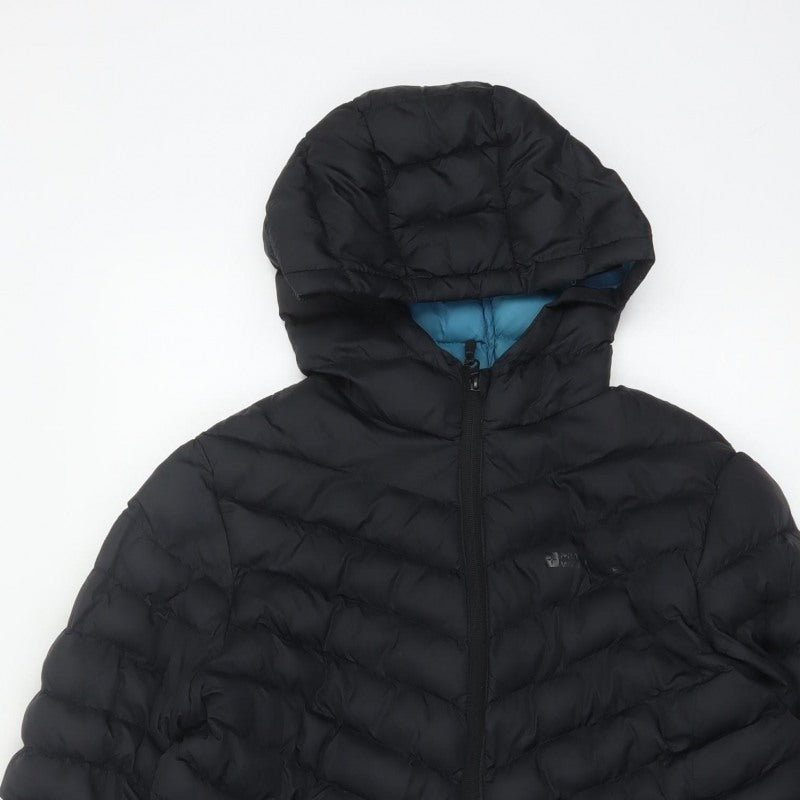 Mountain Warehouse Women’s Black Hooded Puffer Jacket UK 14