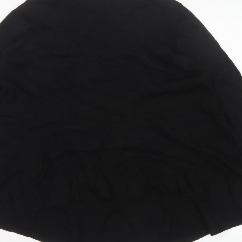 COS Women’s Black Wool Relaxed Fit Long Sleeve Pullover Jumper UK 14