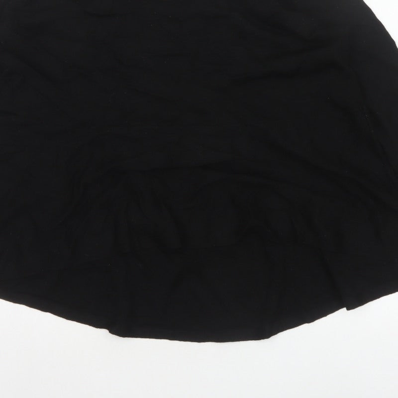 COS Women’s Black Wool Relaxed Fit Long Sleeve Pullover Jumper UK 14