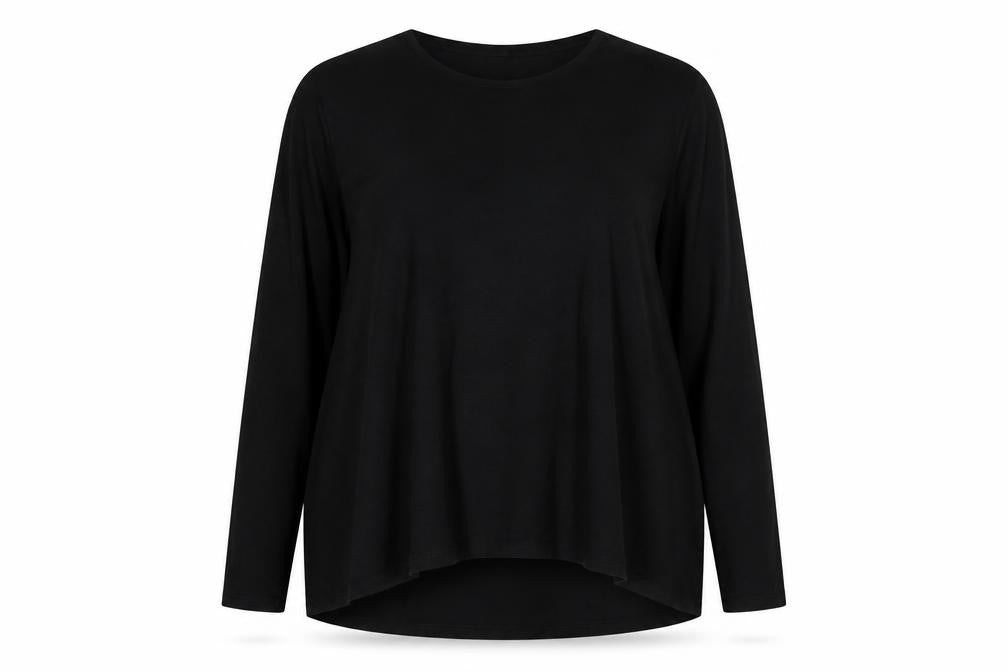 COS Women’s Black Wool Relaxed Fit Long Sleeve Pullover Jumper UK 14
