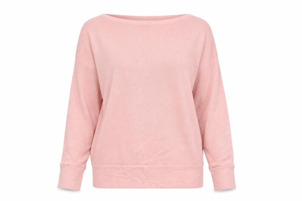 Nasty Gal Women Pink UK 10 Boat Neck Fine Knit Pullover Jumper
