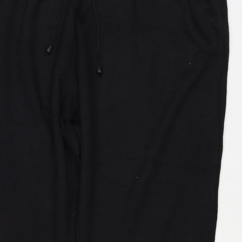 Pegasus Men’s Black 3XL Jogger Sweatpants Drawstring Cotton Blend