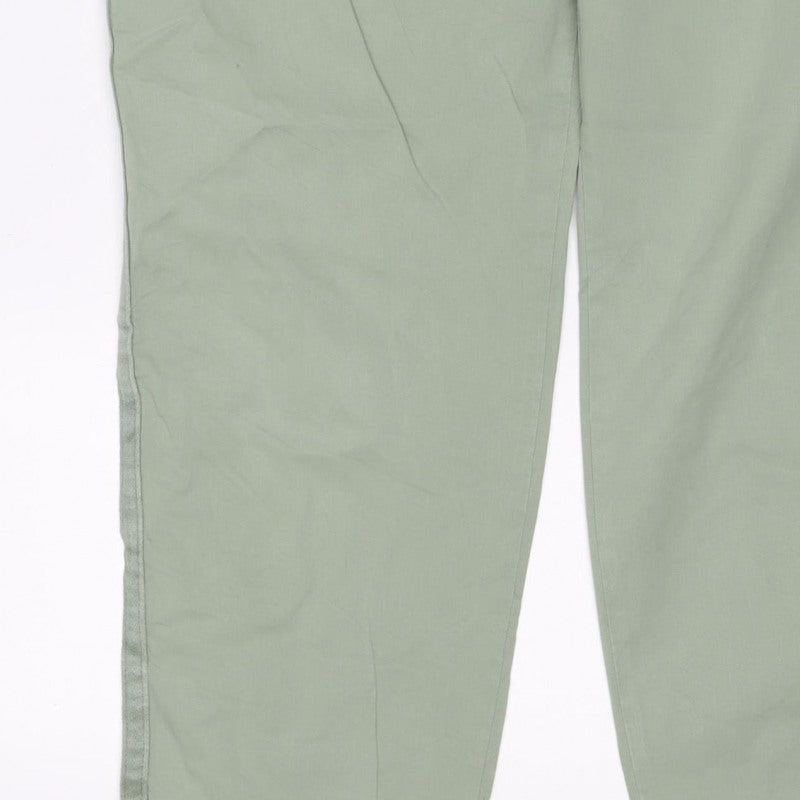 Marks & Spencer Women Green Size 16 Cargo Straight Trousers
