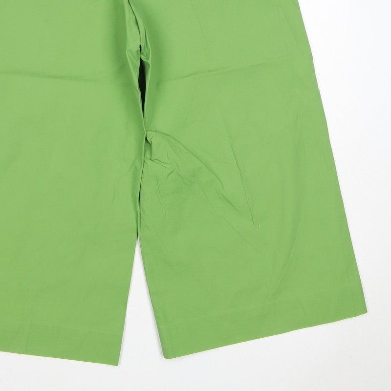COS Women Green UK 10 Wide-Leg Cropped High Rise Trousers