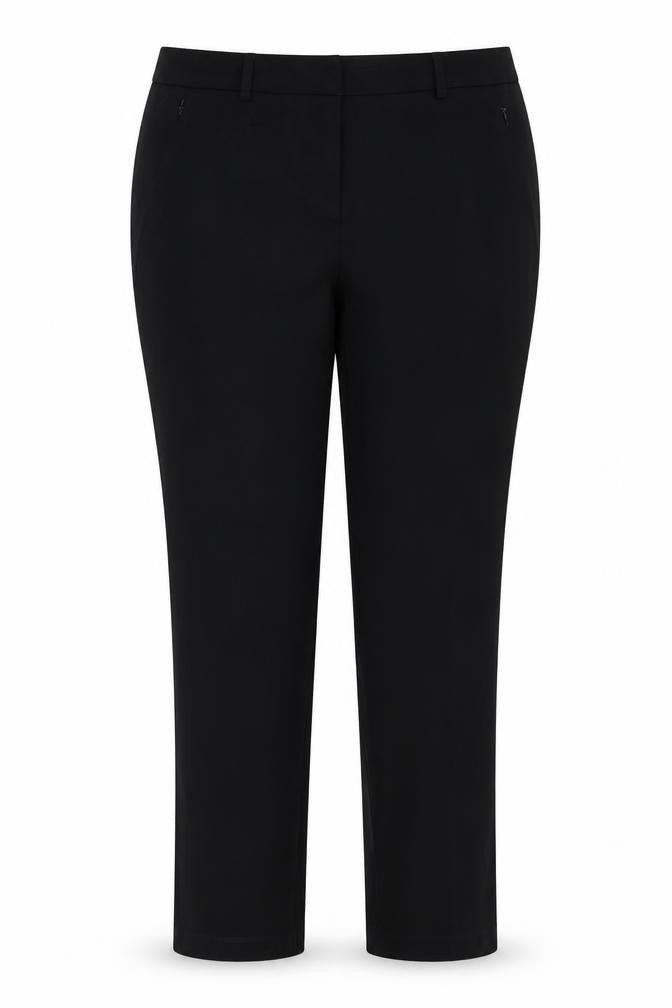 M&S Women’s Black UK 12 Short Straight Stretch Dress Trousers