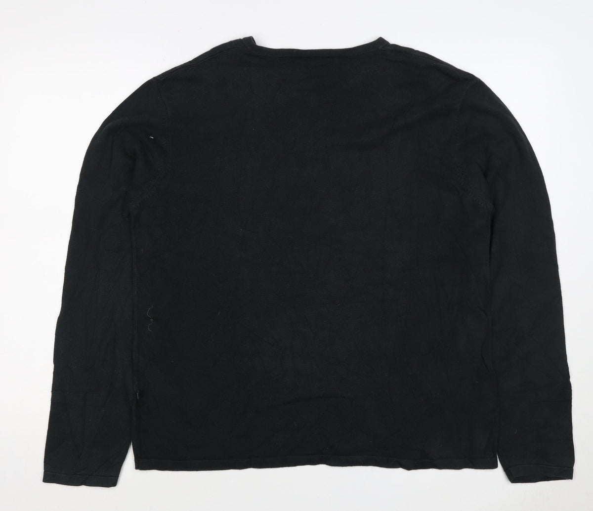 Matinique Jeans Men's Black M Pullover Crew Neck Knit Jumper Logo