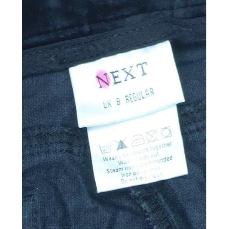 Next Women’s Black UK 8 Straight Cotton Stretch Trousers