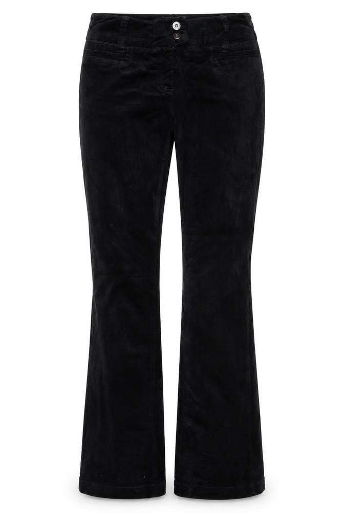 Next Women’s Black UK 8 Straight Cotton Stretch Trousers