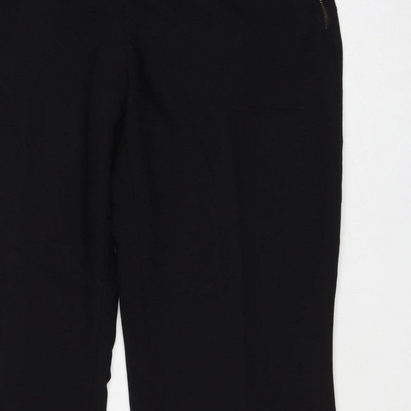 Principles Ben de Lisi Women Black Petite 10 Straight Dress Trousers
