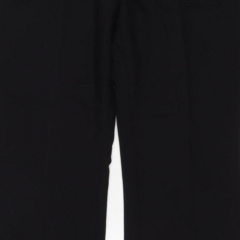 Principles Ben de Lisi Women Black Petite 10 Straight Dress Trousers