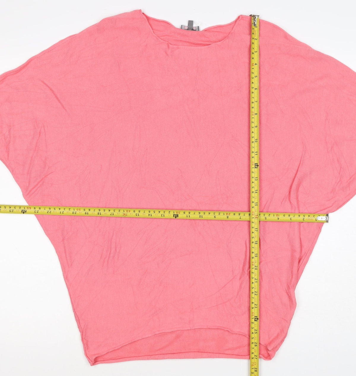 Phase Eight Women Pink S Relaxed Dolman Sleeve Knit Blouse
