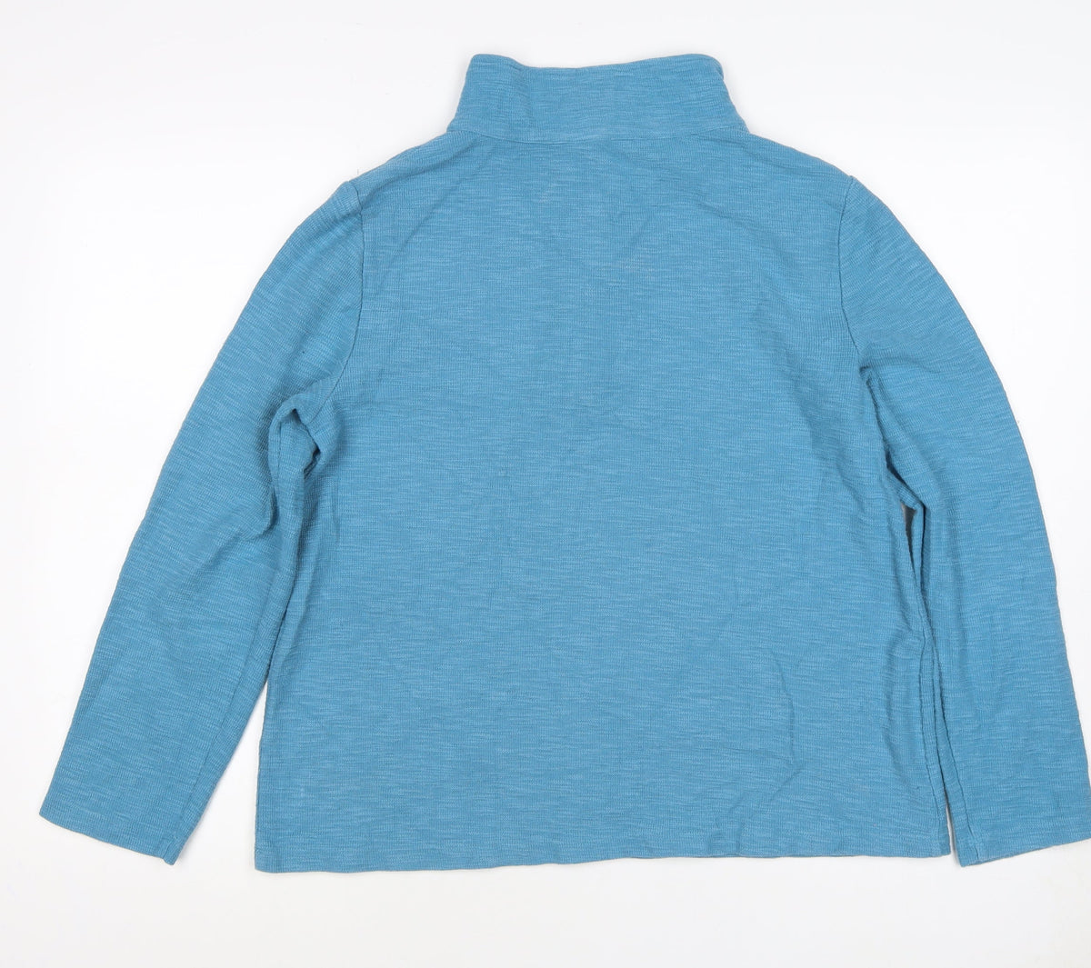 Seasalt Cornwall Women’s Blue UK 10 Henley Cotton Sweatshirt