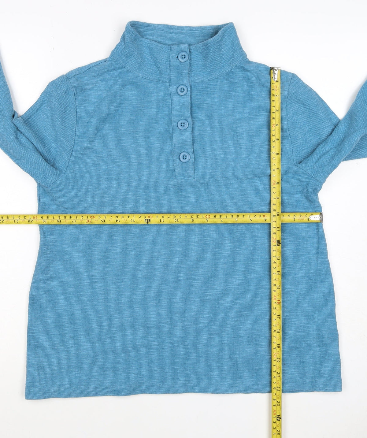 Seasalt Cornwall Women’s Blue UK 10 Henley Cotton Sweatshirt