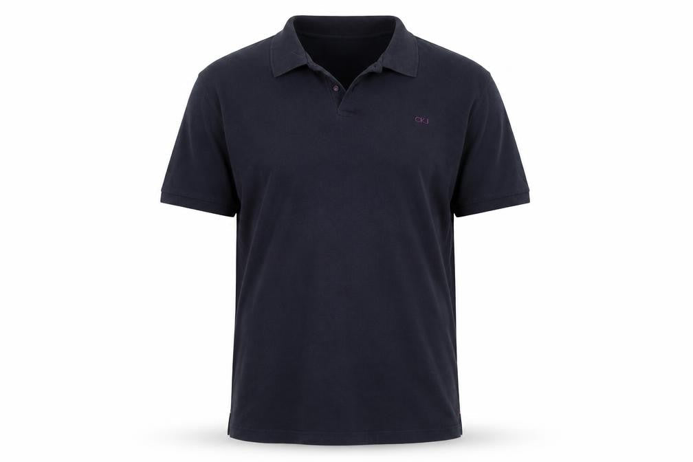Calvin Klein Jeans Men’s Black 3XL Cotton Logo Polo Shirt