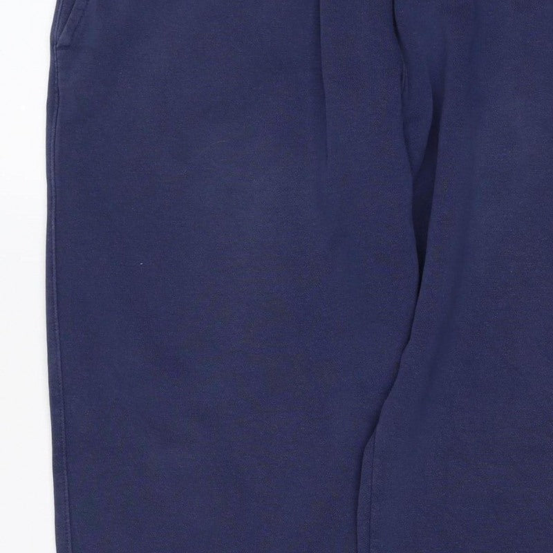 Nike Men’s Blue M Jogger Sweatpants Elastic Waist Pockets Logo