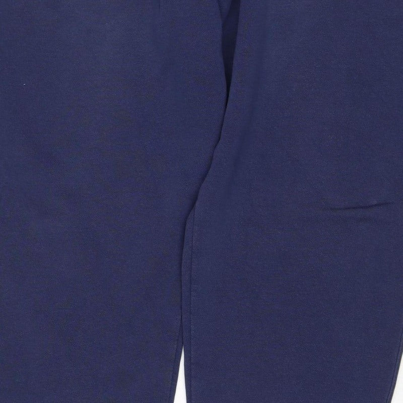 Nike Men’s Blue M Jogger Sweatpants Elastic Waist Pockets Logo