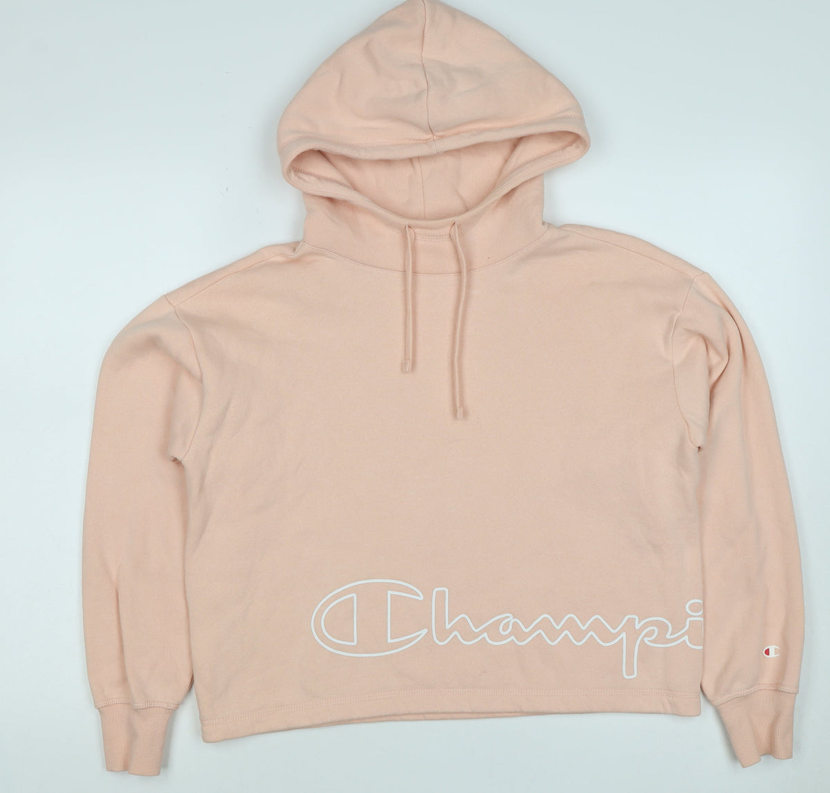Champion Women’s Pink Small Pullover Logo Hoodie