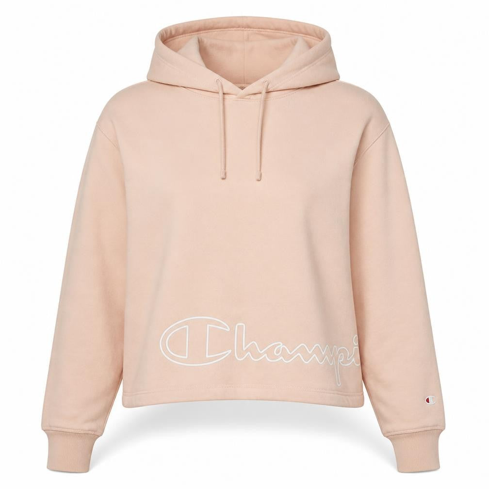Champion Women’s Pink Small Pullover Logo Hoodie