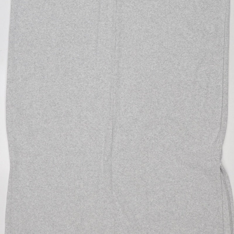 Boohoo Women Grey Knit Roll Neck Long Sleeve Jumper Dress UK 8