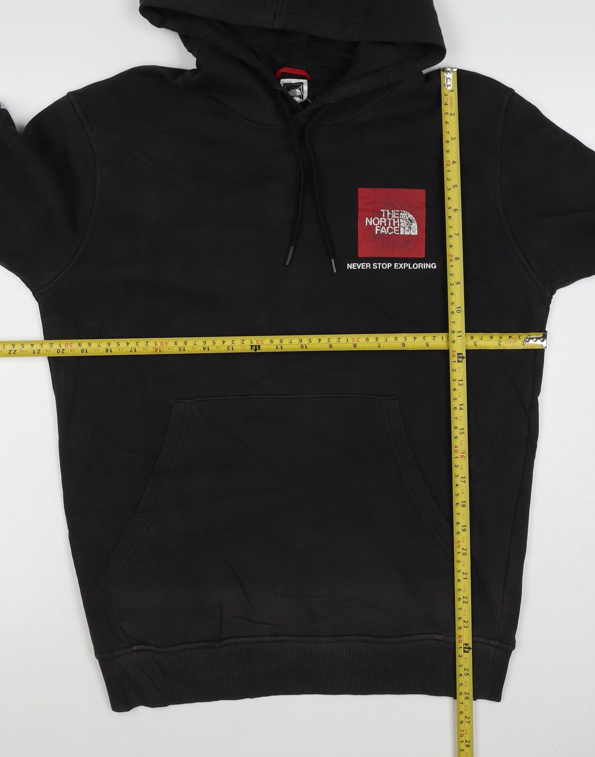 The North Face Men’s Black M Pullover Hoodie Logo Graphic Pocket