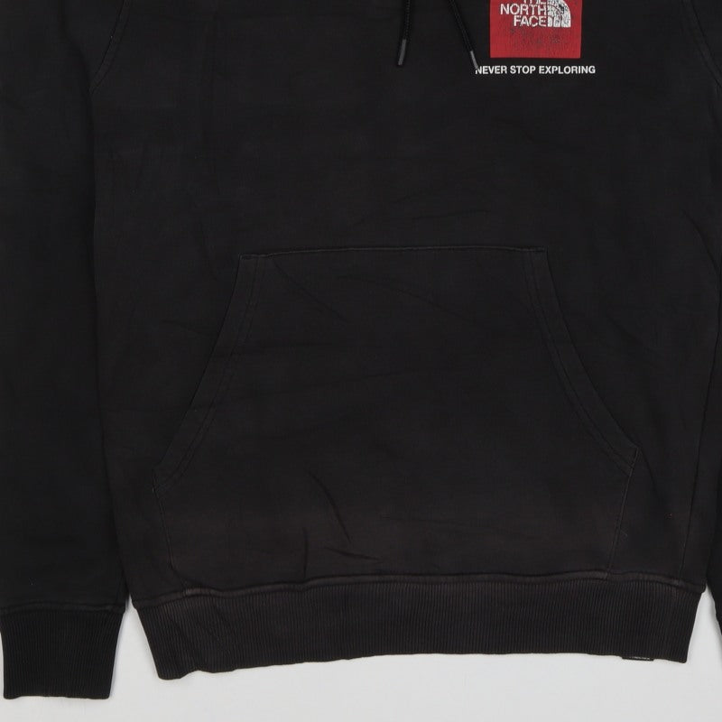 The North Face Men’s Black M Pullover Hoodie Logo Graphic Pocket