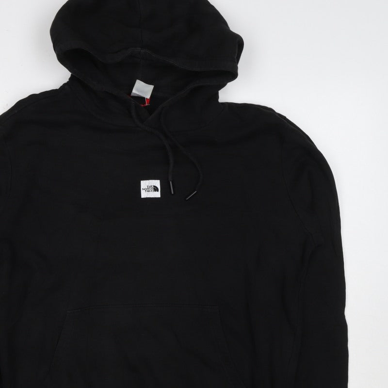 The North Face Men’s Black M Pullover Hoodie Logo Pocket