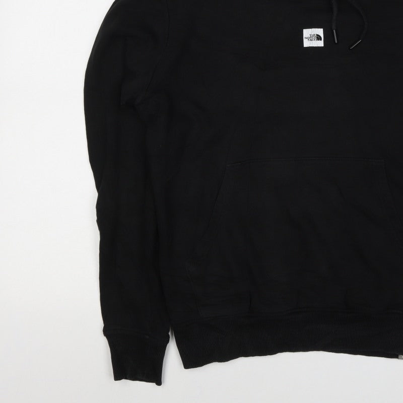 The North Face Men’s Black M Pullover Hoodie Logo Pocket