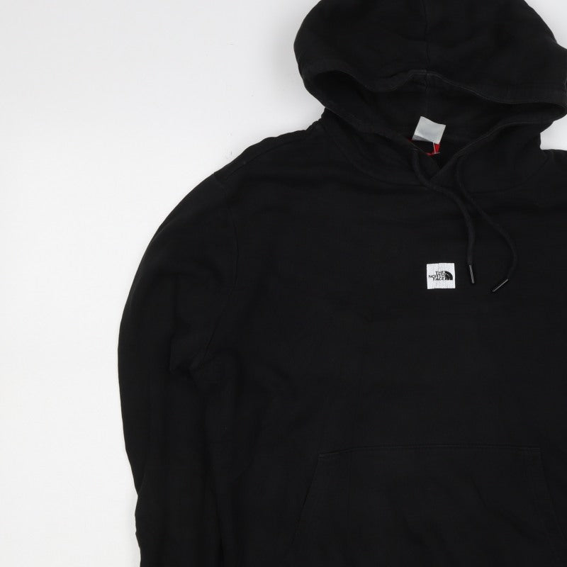 The North Face Men’s Black M Pullover Hoodie Logo Pocket