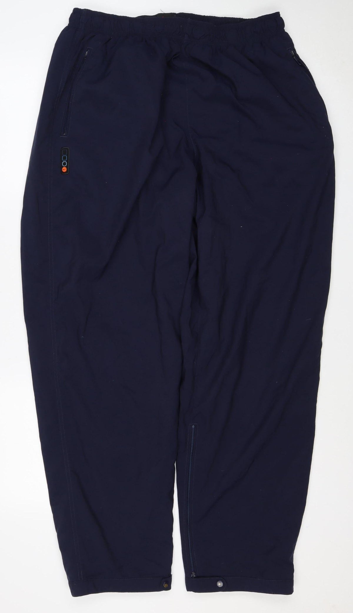 Nike Men’s Blue XL Track Pants Zip Pockets Elastic Waist