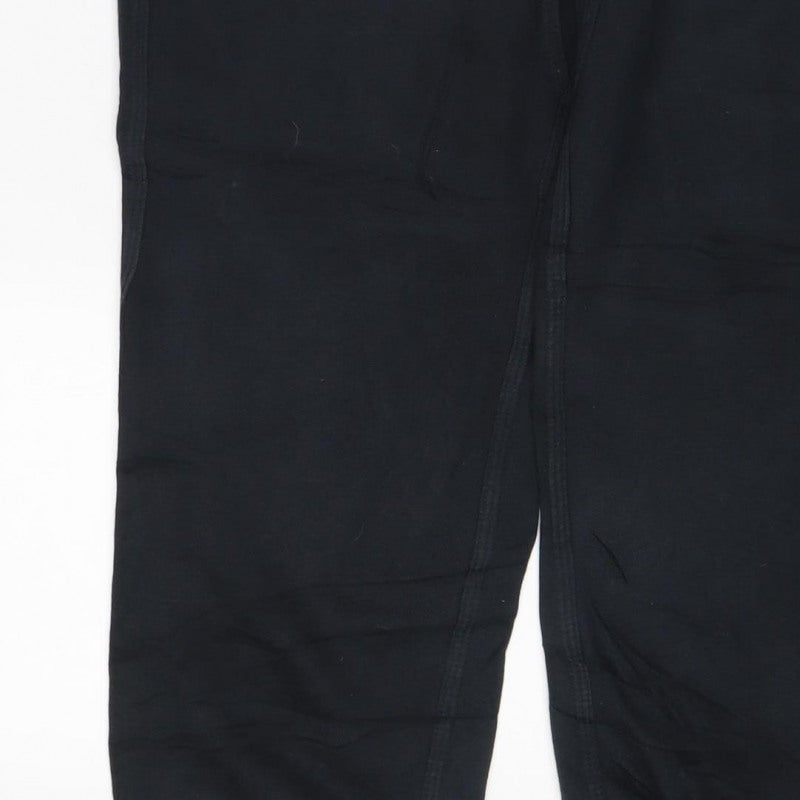 Nike Mens Black L Jogger Sweatpants Cotton Blend Gym Training