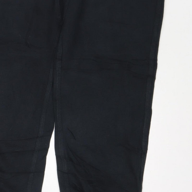 Nike Mens Black L Jogger Sweatpants Cotton Blend Gym Training