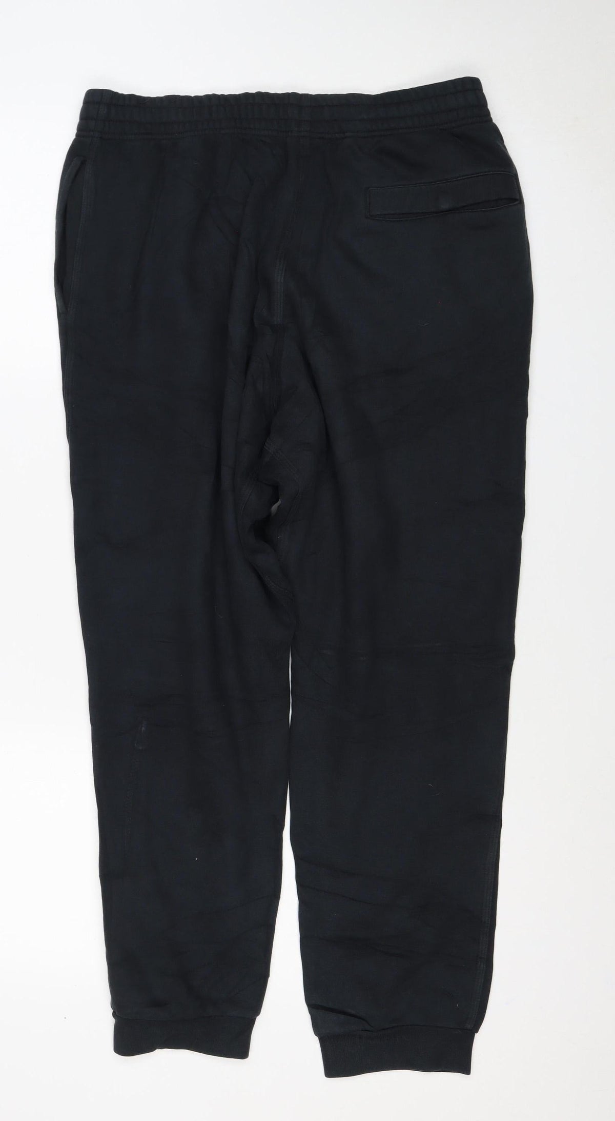 Nike Mens Black L Jogger Sweatpants Cotton Blend Gym Training
