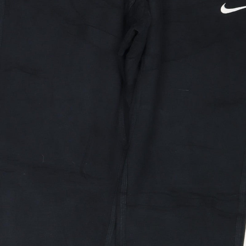 Nike Mens Black L Jogger Sweatpants Cotton Blend Gym Training
