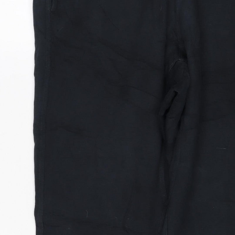 Nike Mens Black L Jogger Sweatpants Cotton Blend Gym Training