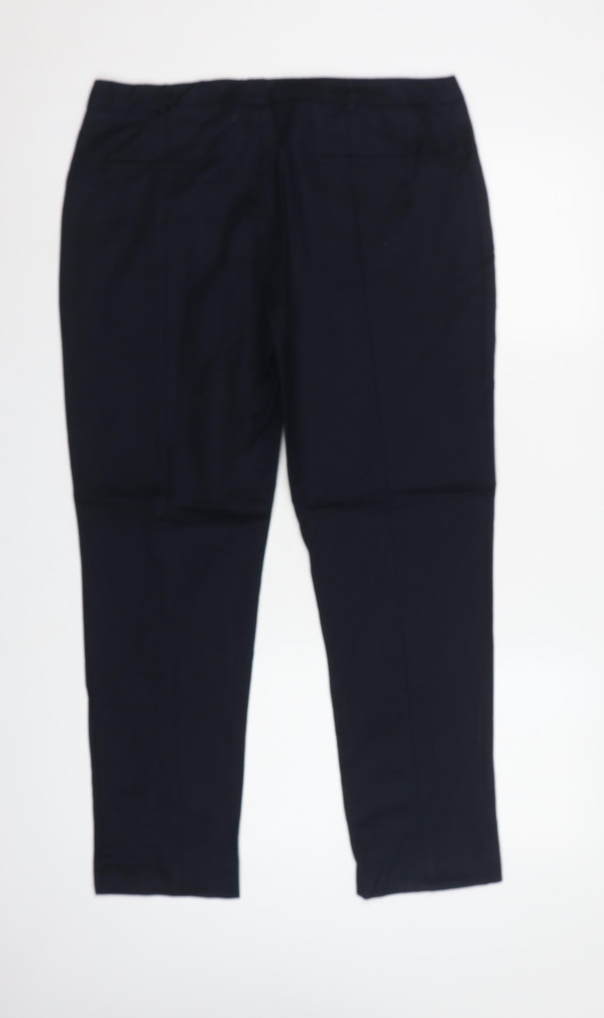 Oasis Women’s Navy Blue Size 14 Tailored Tapered Work Trousers